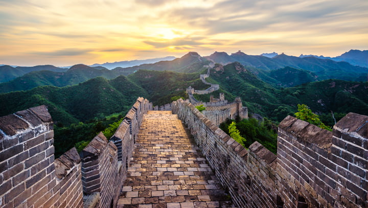 la Grande Muraille de Chine