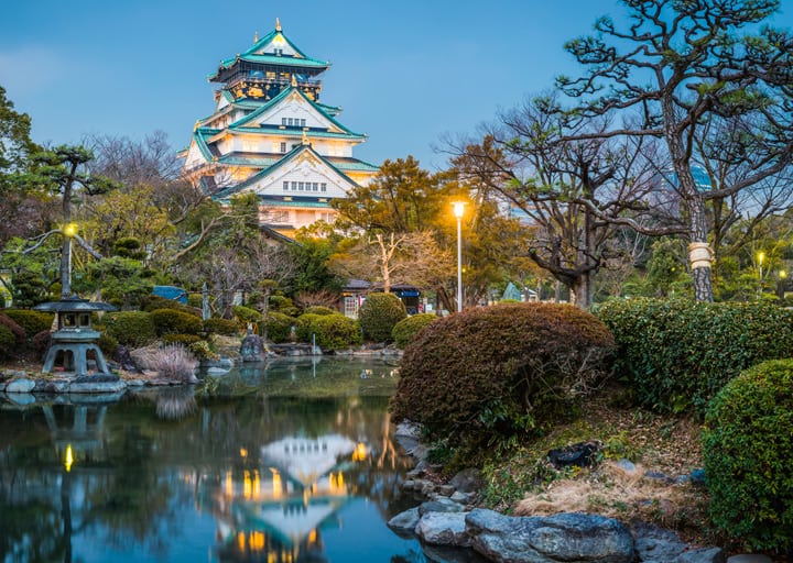 오사카 성 일본