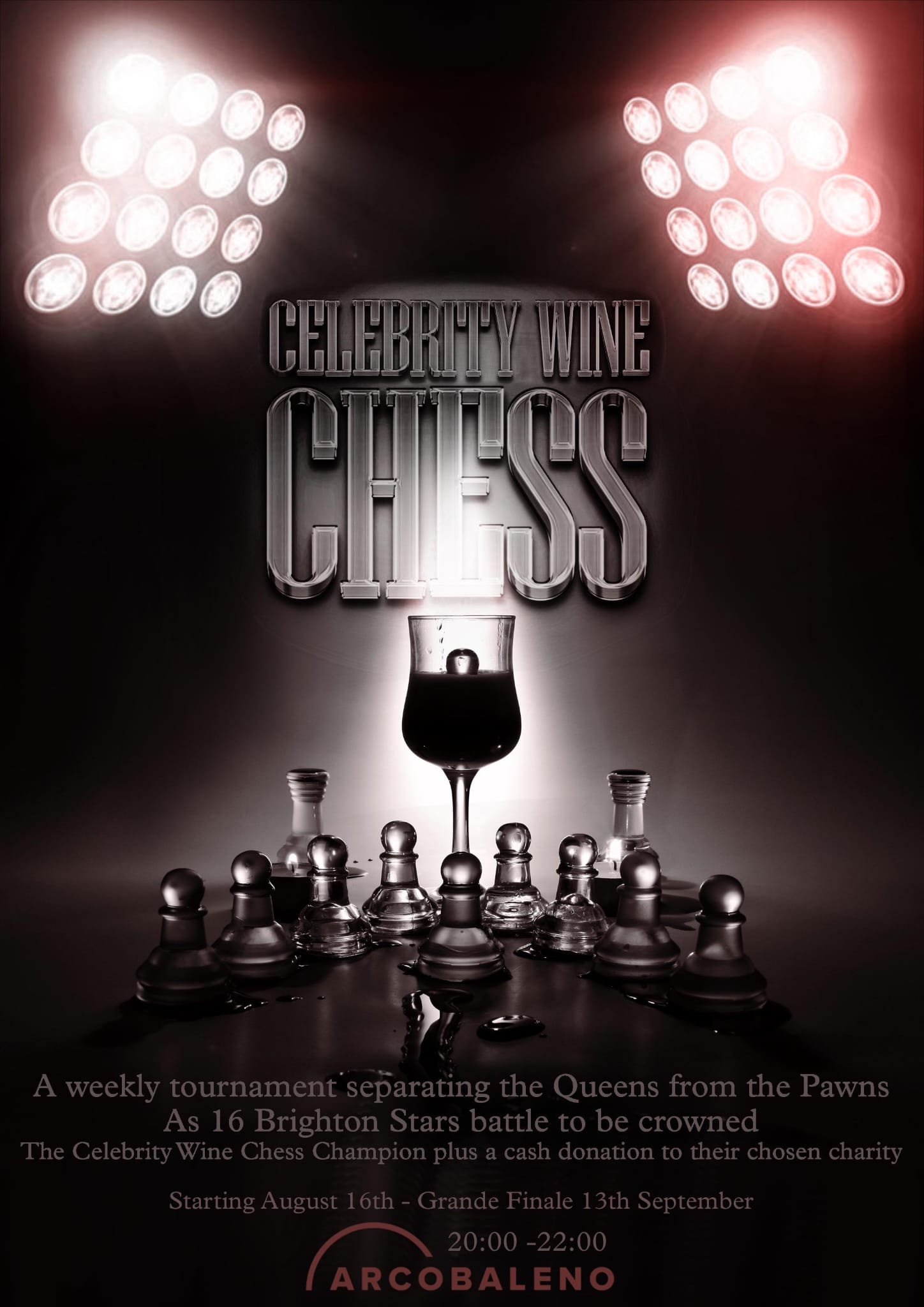 شطرنج النبيذ المشاهير