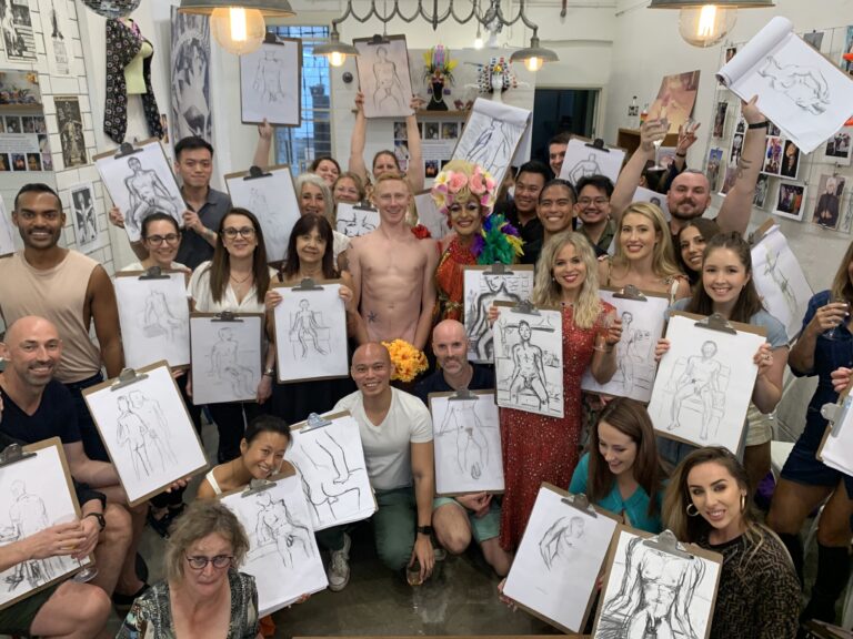 Darlinghurst Life Drawing - Corsi d'arte inclusivi LGBTQIA+
