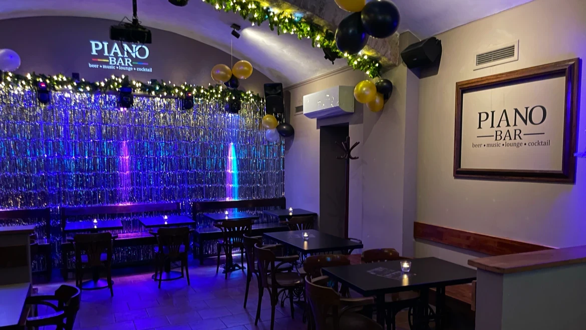 Piano Bar Prague gay bar main Piano Bar