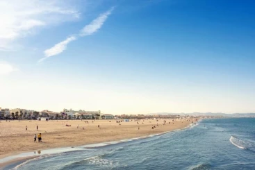 Playa de las Arenas e Playa de la Malvarrosa