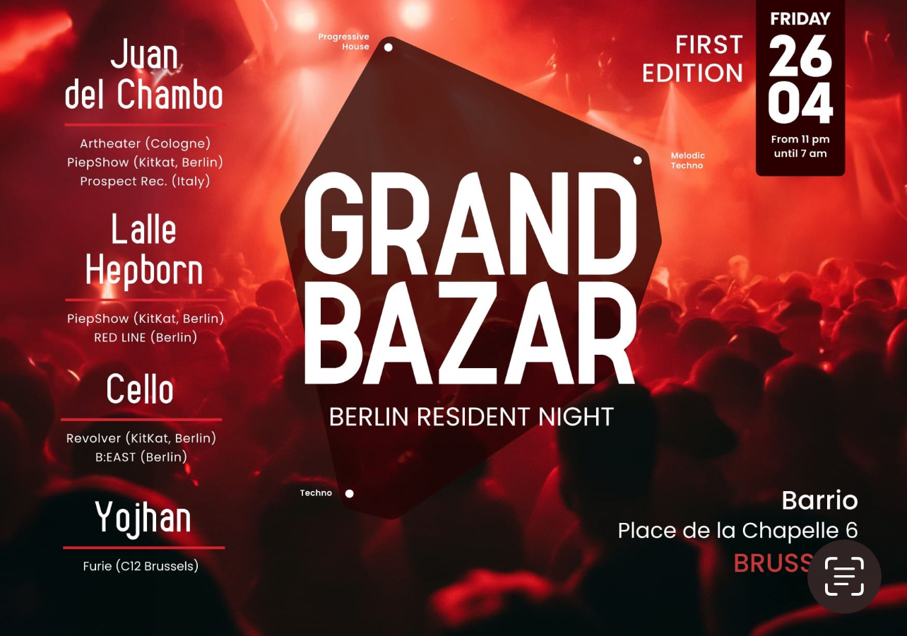 Grand Bazar : Bruxelles rencontre Berlin