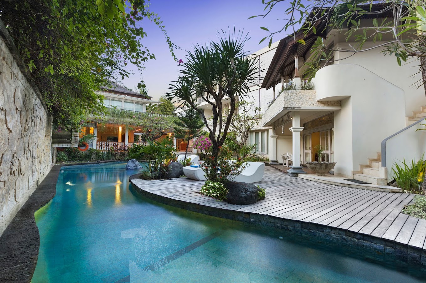Hôtel Kresna au bord de la mer à Bali