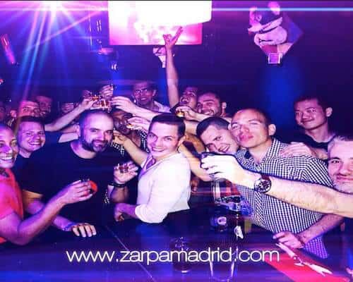 Zarpa gay bar in Madrid